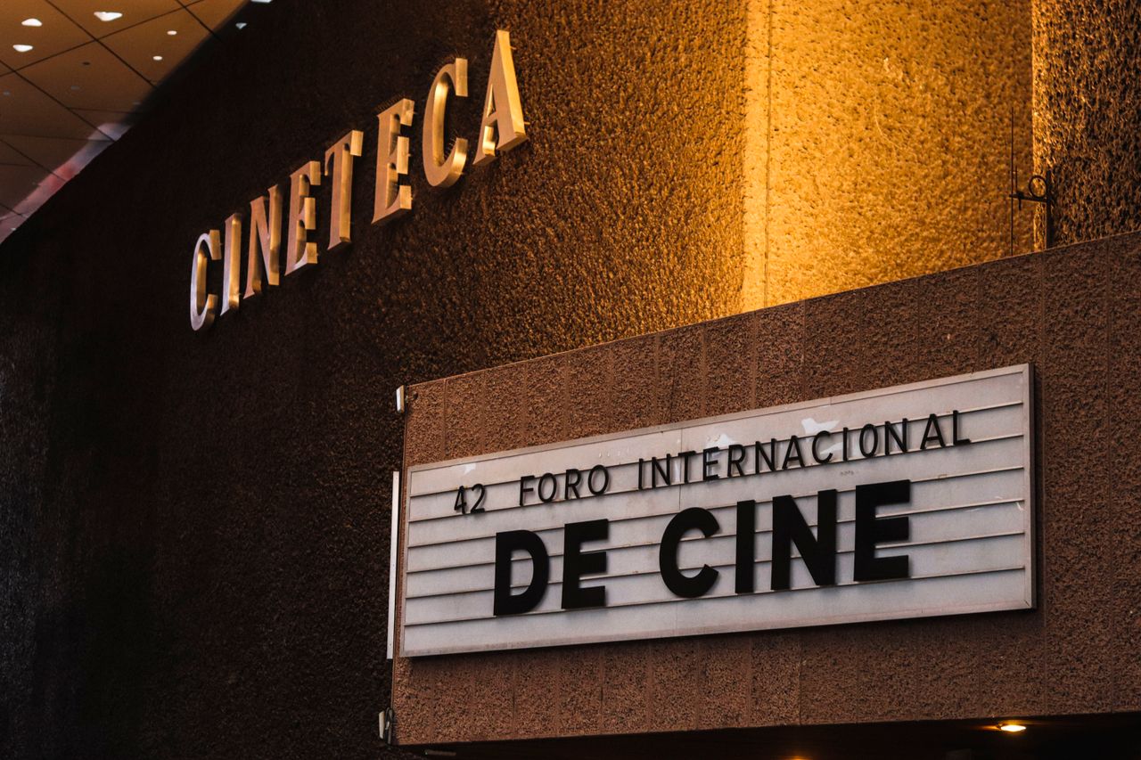 Menu Cineteca Nacional during the 42nd Foro Internacional de Cine in Mexico City.
